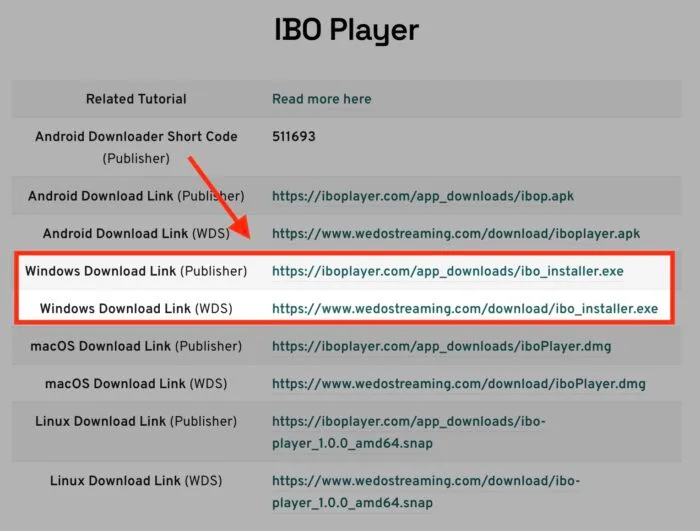 IBO Player en Windows PC